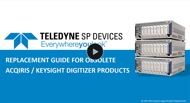 Replacement Guide for Obsolete Acqiris and Keysight Digitizer Products banner