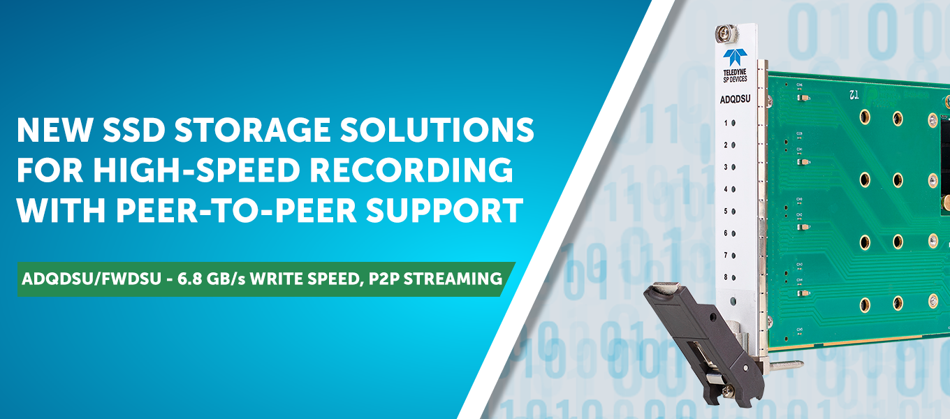 Newsletter - New SSD Storage Solutions for High-Speed Recording