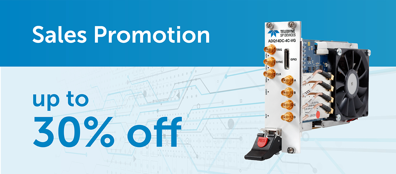 Newsletter - Up to 30% discount on selected digitizers 